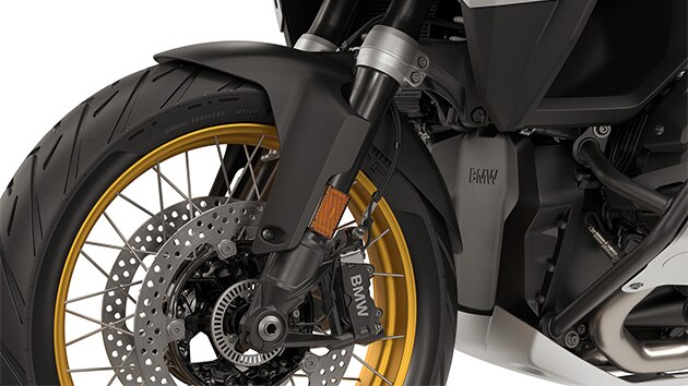 Gold handlebar, gold wheel rims, and milled parts set