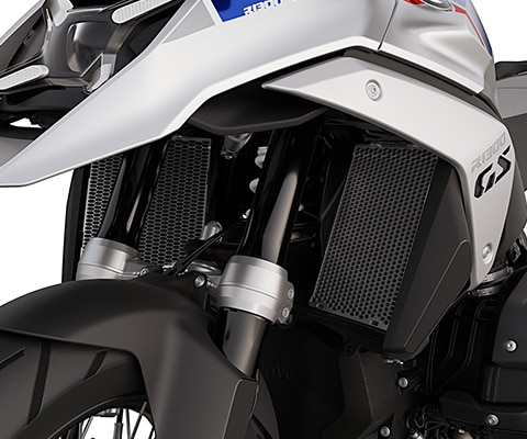 The radiator grille guards of the R 1300 GS from BMW Motorrad