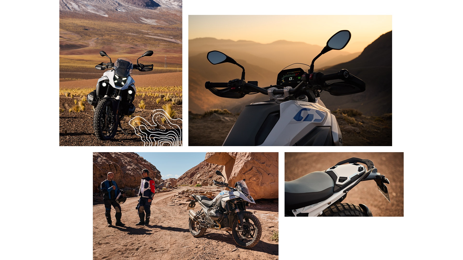 The scaled-back design of the R 1300 GS from BMW Motorrad