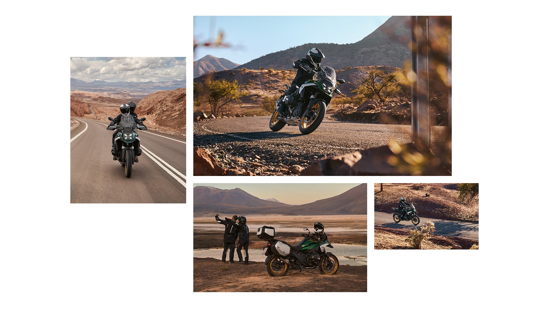 Collage of the R 1300 GS Option 719 Tramuntana.