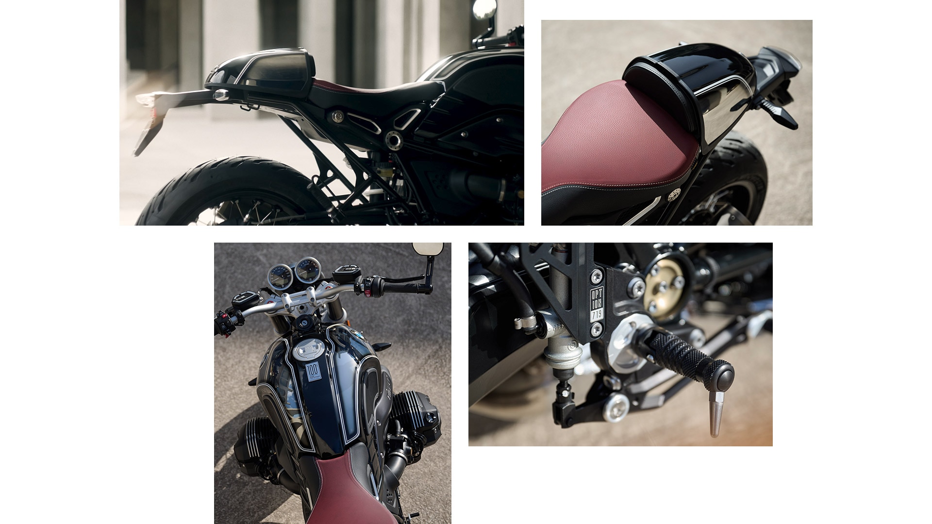 Gallery with images and videos of the BMW Motorrad R nineT 100 Years.