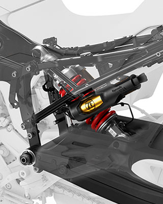 We see the chassis of the F 900 R.