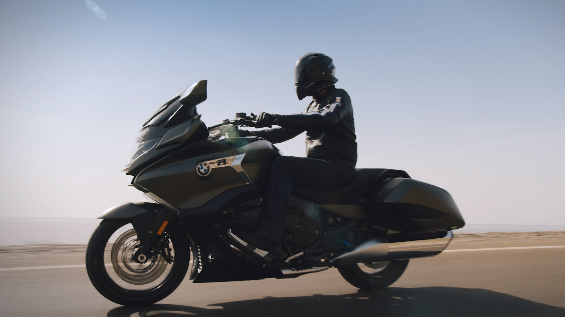 Shot of a moving K 1600 B.
